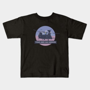 Military MH-47 Chinook Helicopter Evac Kids T-Shirt